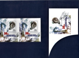 RUSSIA 2011.Rare Booklet .Horizontal Pare S/s Gagarin "50 Years Of The First Manned Flight Into Space".MNH** - Andere & Zonder Classificatie