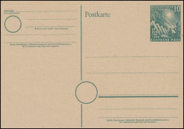 PSo 1 Richtfest & Bundestag: Mit Putzendruck Rechts Unten über T, Postfrisch ** - Postcards - Mint