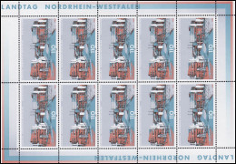 2110 Parlament Nordrhein-Westfalen Düsseldorf - 10er-Bogen ** - 1991-2000