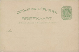 Südafrika ZUID-AFRIK. REPUBLIEK BRIEFKAART 1/2 Penny Wappen Grün, Ungebraucht ** - Other & Unclassified
