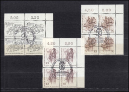 330-227 Berliner Des 19. Jahrhunderts: Satz Eckrand-Vbl. Oben Rechts ESSt Berlin - Used Stamps