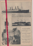 Bremen - Jubileum Norddeutscher Lloyd - Orig. Knipsel Coupure Tijdschrift Magazine - 1917 - Non Classés