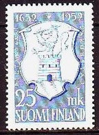 1952. Finland. 300th Anniversary Pietarsaari (Jakobstad) - Coat Of Arms. MNH. Mi. Nr. 410 - Nuovi