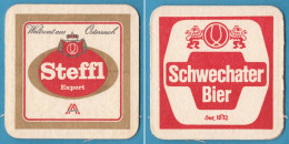 J-1500 * AUSTRIA - SCHWECHATER BIER STEFFL EXPORT - Portavasos