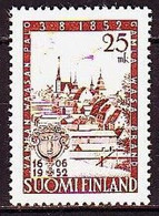 1952. Finland. Vaasa Destroyed By Fire In 1852, By Johan Gustav Hedman. MNH. Mi. Nr. 411 - Unused Stamps