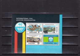 ER04 Tanzania 1984 40 Years International Organization For Civil Aviation MNH - Tanzania (1964-...)