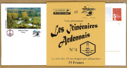 182 Lot De 10 Prêt à Poster PAP 08 Ardennes Luquet  Les Itinéraires Ardennais Route Des Forêts Lacs Et Abbayes - Prêts-à-poster: Repiquages /Luquet