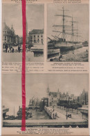 Antwerpen - Haven In Oorlogstijd - Orig. Knipsel Coupure Tijdschrift Magazine - 1917 - Non Classés