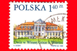 POLONIA - POLSKA - Usato - 1999 - Case Di Campagna - Architettura - Winna Gora - 1.40 - Used Stamps