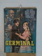 Une  Affiche Originale   Cinéma   : Germinal Année 1962 De Yves Allégret (   Format 80 Cm X 60 Cm ) - Affiches & Posters