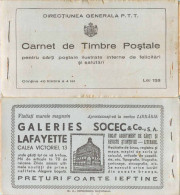 ROUMANIE ROMANIA RUMÄNIEN 1939  - Carnet / Booklet / Markenheftchen 158 L - Charles I - Cuadernillos