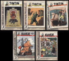4626/4630**(BL244) - 70ans De L'hebdomadaire Tintin / 70 Jaar Van Het Weekblad Kuifje / 70 Jahre Wochenmagazin Tim - Ongebruikt