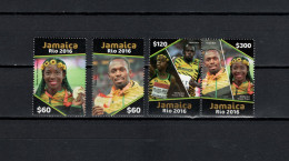 Jamaica 2016 Olympic Games Rio De Janeiro Set Of 4 MNH - Estate 2016: Rio De Janeiro