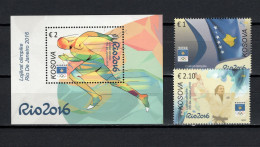 Kosovo 2016 Olympic Games Rio De Janeiro Set Of 2 + S/s MNH - Eté 2016: Rio De Janeiro