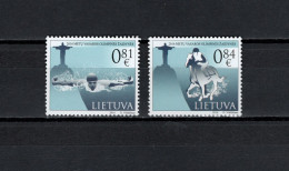 Lithuania 2016 Olympic Games Rio De Janeiro Set Of 2 MNH - Eté 2016: Rio De Janeiro