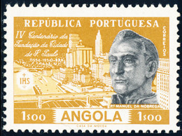 Angola - 1954 - S. Paulo / Brasil - Manuel Da Nóbrega - MNG - Angola