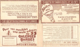 FRANCE - Carnet Série 290 Couverture Vide Blédine Bébé - 50c Paix Rouge I - YT 283 C… - Oude : 1906-1965