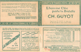 FRANCE - Carnet Série 193 Couverture Vide Guyot Bretelle - 50c Semeuse Lignée Rouge IIB - YT 199 C… - Anciens : 1906-1965