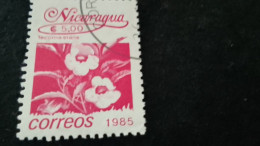 NİARAGUA-1985   5   CORD     DAMGALI - Nicaragua