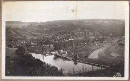 CPSM 25 - BAUME LES DAMES - Le Doubs Et L'Usine électrique Vus Du Tatre - TB PLAN Cours D'eau + Vallée - Baume Les Dames