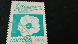 NİARAGUA-1985   5   CORD     DAMGALI - Nicaragua