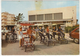 Canet-Plage: 4-WHEEL PEDAL BIKES (5x), RENAULT 16,  CITROËN DYANE, DS - Promenade - (Cycles Robin 8, Av. E. Sauvy) - Turismo