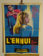 Affiche De Cinéma Pliée Originale L 'Ennui Année 1963 Catherine Spaak  ( 80 Cm X 60 Cm ) - Posters
