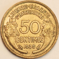 France - 50 Centimes 1939, KM# 894.1 (#4049) - 50 Centimes