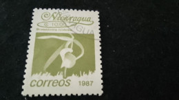 NİARAGUA-1985   10  CORD     DAMGALI - Nicaragua