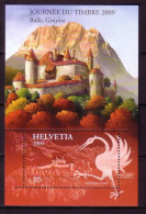 SCHWEIZ BLOCK 45 POSTFRISCH(MINT) TAG DER BRIEFMARKE 2009 SCHLOSS GREYERZ - Blocs & Feuillets