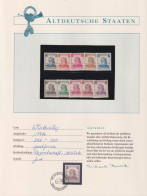 Württemberg 241-250 Postfrisch Borek Garantie #KZ141 - Mint