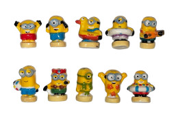 Série Complète De 10 Fèves Les Minions à La Plage - Dibujos Animados