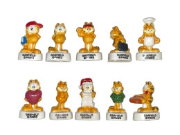 Série Complète De 10 Fèves Garfield - Comics