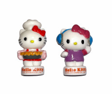 Série Complète De 2 Fèves Hello Kitty Médium - Altri & Non Classificati