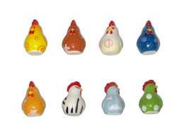 Série Complète De 8 Fèves Poulettes - Dieren