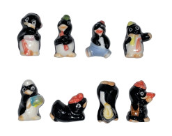 Série Complète De 8 Fèves Les Pingouins - Animaux