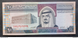 BANKNOTE SAUDI ARABIA 10 RIYAL KING FAISAL 1984 UNCIRCOLATED - Saudi-Arabien