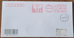 China Cover "Rapeseed Flower" (Shanghai) Postage Stamp First Day Actual Delivery Seal - Briefe