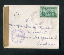 "USA" 1952, Brief Mit "ZENSUR" (Alliierte Zensurstelle) Ex Meridian Calif. Nach Wien (R0147) - Storia Postale