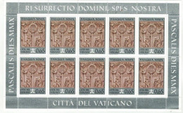 VATICANO 2010 PASQUA MINIFOGLIO ** MNH - Blocchi E Foglietti