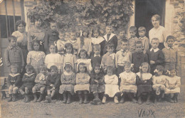 78-VAUX- CARTE-PHOTO- ECOLE - Vaux De Cernay