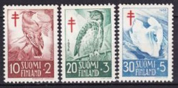 1956. Finland. Birds. MNH. Mi. Nr. 461-63 - Nuevos