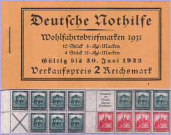 REICH 1931 - MH 30.2 Markenheftchen / Carnet / Booklet ** - Bauwerke Nothilfe - Libretti & Se-tenant