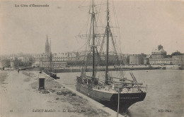 St Malo * Bateau Voilier Goëlette " MAURICE De Dinan " * Le Bassin à Flot * Terreneuvas Terreneuvier ? - Saint Malo