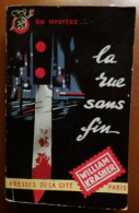 C1 William KRASNER La RUE SANS FIN 1950 Un MYSTERE # 11 Walk The Dark Streets Port INCLUS FRANCE - Presses De La Cité