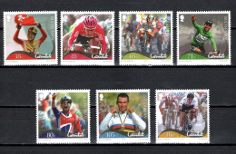 Isle Of Man 2012 Sport, Cycling, Mark Cavendish Set Of 7 MNH - Ciclismo