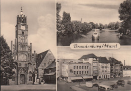 D-14770 Brandenburg An Der Havel - Alte Ansichten - HO Warenhaus - Neustadt - Marktplatz - Bus - Rathaus - Cars (1962) - Brandenburg