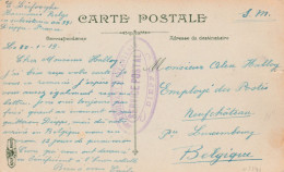 Kaart In SM Met In Violet "39° Rég;d'Infantérie Dieppe Service Postal" - Afzender "Harmonie Belge". - Esercito Belga