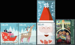 CYPRUS - 2022 - SET OF 5 STAMPS MNH ** - Christmas - Ungebraucht