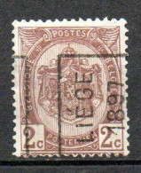 122 Voorafstempeling Op Nr 55 - LIEGE 1897 - Positie A - Roulettes 1894-99